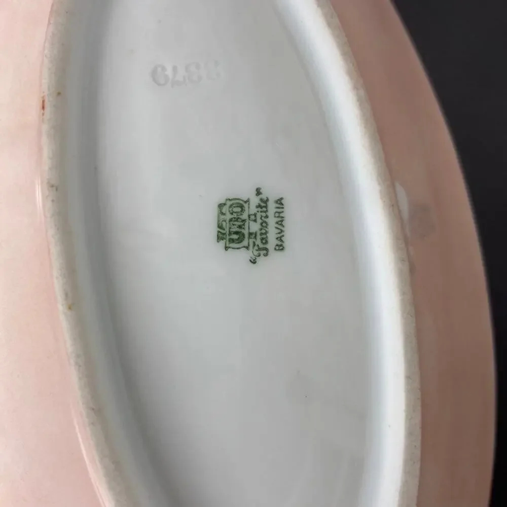 Vintage Bavarian Lusterware China Serving Dish